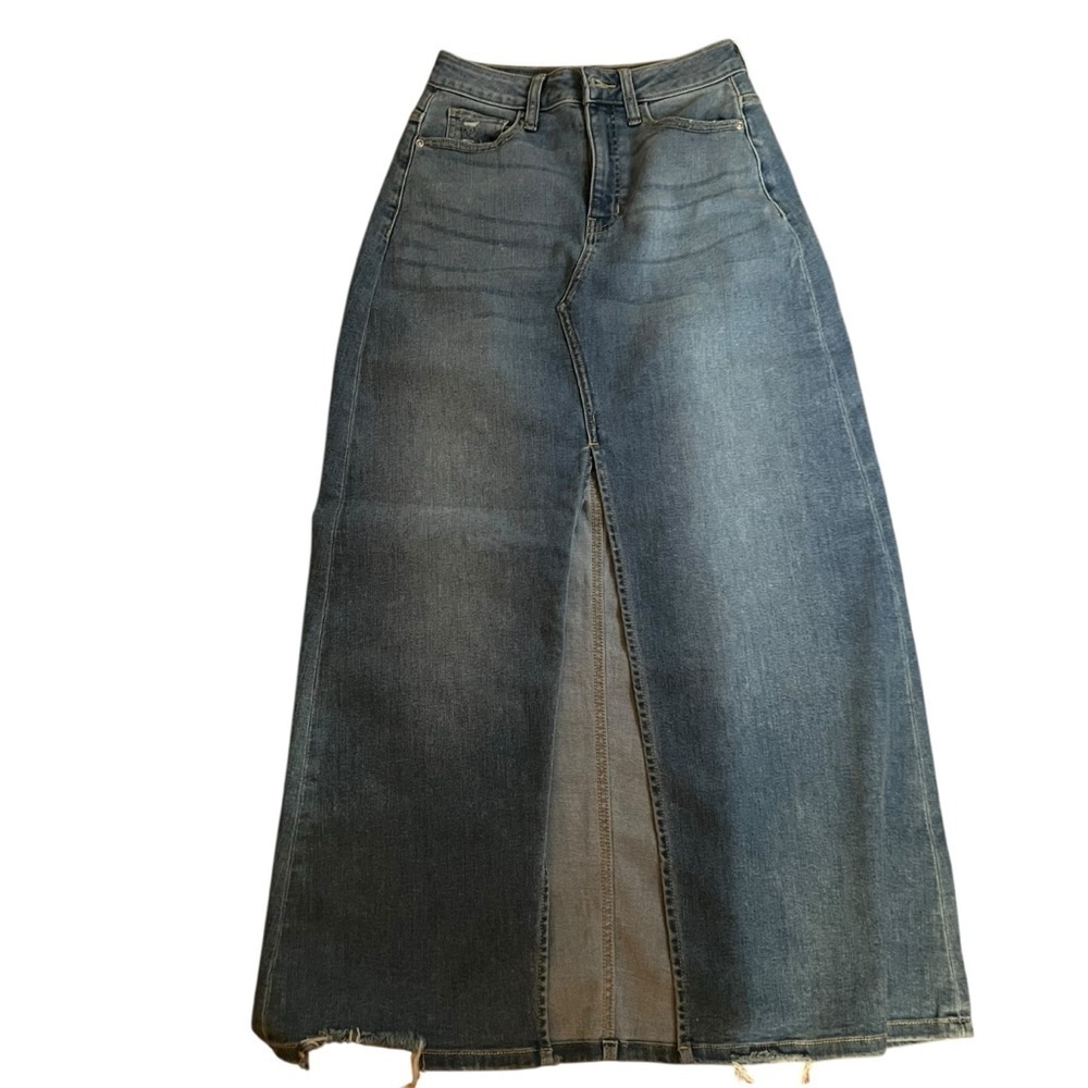 NWT Harper| Women's Blue Denim Maxi Skirt -Size 26